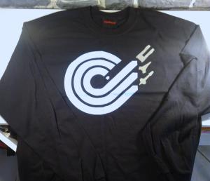 WipEout League Logo T-shirt Black Long sleeve (01)